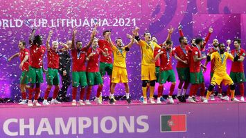 Seleção portuguesa eleita melhor equipa de futsal do mundo em 2021