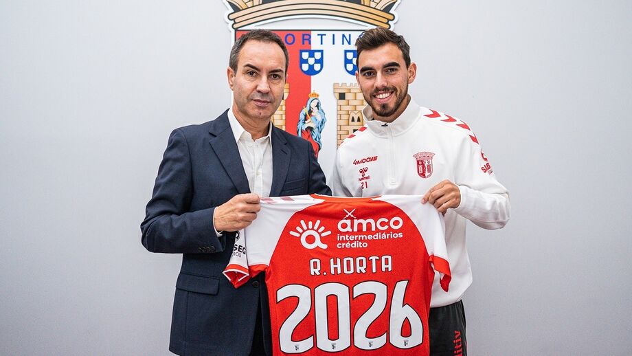 Oficial: Ricardo Horta renova até 2026 com o Sp. Braga