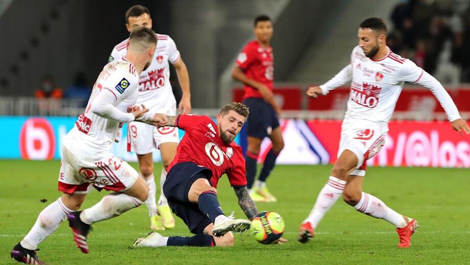 Lille empata com Brest e soma segundo jogo consecutivo sem vencer no campeonato