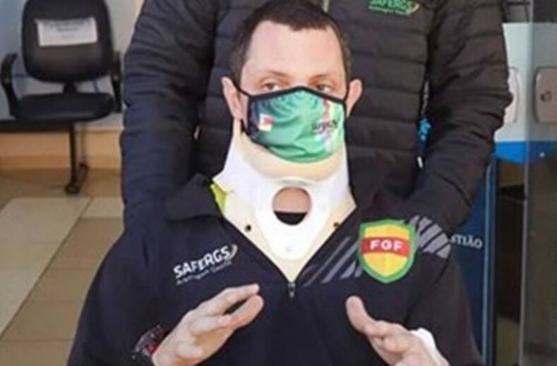 Quinze clubes e várias ocorrências no cadastro: William, o jogador que agrediu árbitro e foi detido