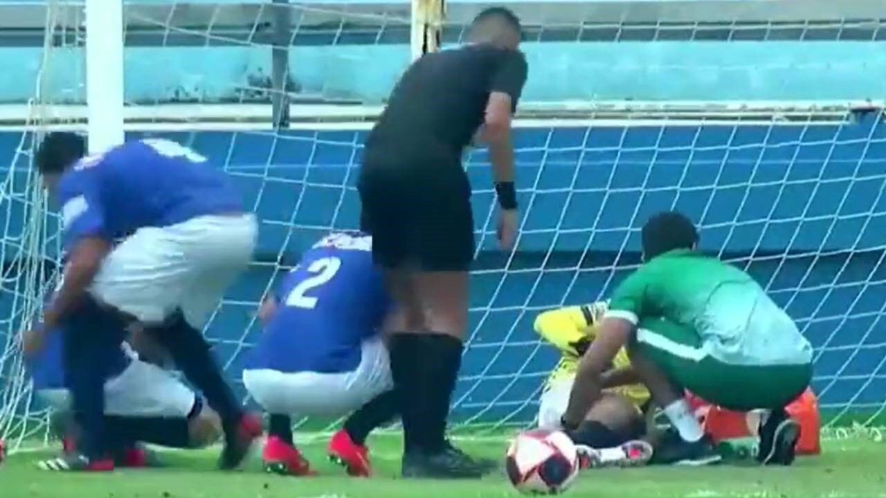 Tiroteio interrompe jogo de futebol