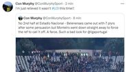Con Murphy, jornalista desportivo