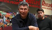 Balakov e o filho estiveram ontem nas instalações de Record. Uma visita inesquecível