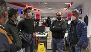 Balakov e o filho estiveram ontem nas instalações de Record. Uma visita inesquecível