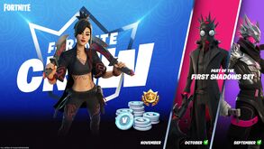 Pacote Fortnite Crew de novembro já está disponível