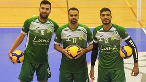 Sp. Caldas: Trio iraniano em Portugal a sonhar com voos mais altos