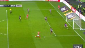 Everton bisou e fez assim o 6-1 no Benfica-Sp. Braga