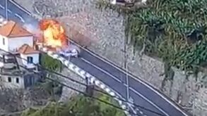 Acidente impressionante no Rali da Calheta: das chamas ao copiloto encarcerado