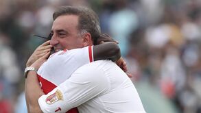 Carvalhal e o momento com Roger na Taça: «Naquelas circunstâncias ele precisava de carinho»
