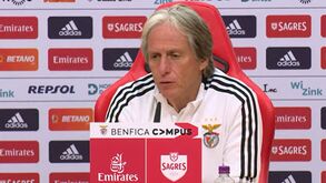 A antevisão de Jorge Jesus ao Benfica-P. Ferreira na íntegra: do almoço com Rui Costa às opções para a defesa