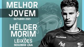 Hélder Morim eleito melhor jovem de outubro da Liga Sabseg 
