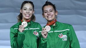 Beatriz Martins e Catarina Nunes bronze no trampolim sincronizado dos Mundiais
