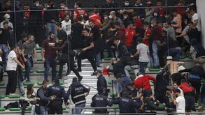Polícia carregou sobre adeptos do Benfica no Pavilhão João Rocha