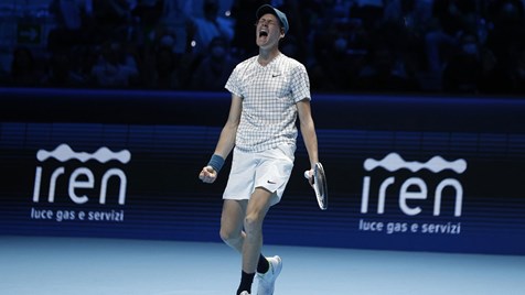 Sinner nas meias-finais das ATP Finals em ténis