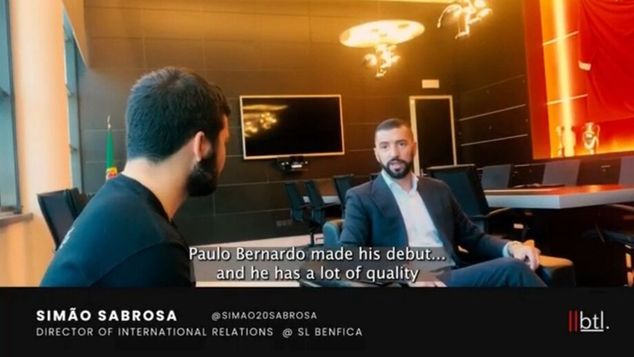 Dirigente do Benfica analisa jogadores da formação no plantel principal