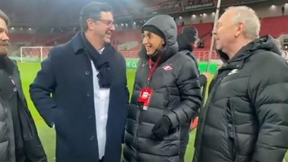 Romantsev esteve à conversa com o treinador português