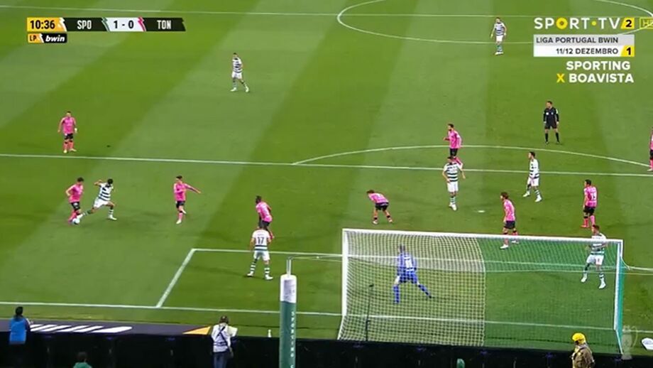 Edwards teve o segundo bis no Sporting