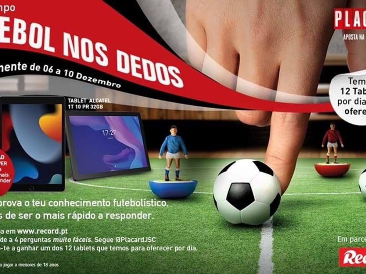 Prova que sabes tudo sobre futebol e podes ganhar um iPad: basta  responderes a quatro perguntas fáceis - Iniciativas - Jornal Record