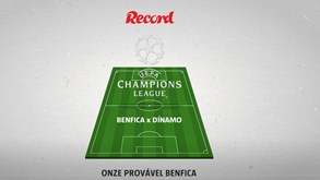 Vêm aí mexidas no ataque: o onze provável do Benfica para o jogo com o Dínamo Kiev