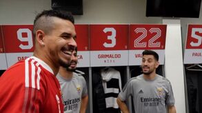 Lucas Veríssimo regressou ao Seixal e jogadores do Benfica não passaram ao lado de... curiosidade