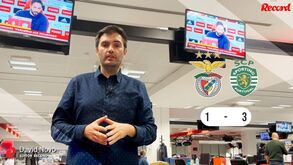 A crónica em vídeo do Benfica-Sporting (1-3): os números que contam a história do jogo
