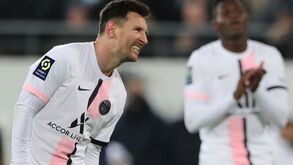 Messi em sub-rendimento... por causa da neve