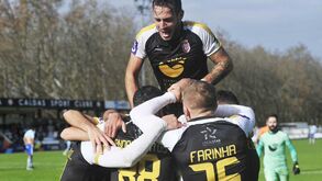 Caldas-Amora, 2-1: triunfo suado