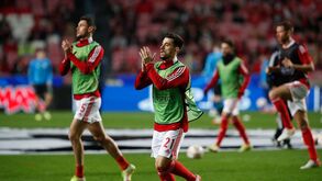 O onze do Benfica para o jogo com o Dínamo Kiev