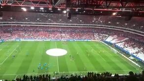 Enorme assobiadela na Luz para Jorge Jesus antes do Benfica-Dínamo Kiev