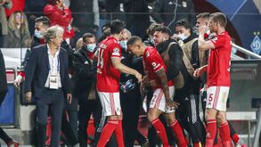 As notas dos jogadores do Benfica frente ao Dínamo Kiev: estar no sítio certo também é uma arte