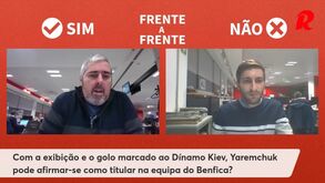 Frente a Frente: Com a exibição e o golo marcado ao Dínamo Kiev, Yaremchuk pode afirmar-se como titular na equipa do Benfica? 