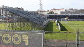 Estádio do Casa Pia já está pronto para receber o Sporting 