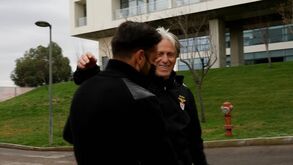 «Vai treinar?»: a pergunta de Jorge Jesus no regresso de Salvio ao Seixal