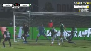 Coates e Palhinha fizeram a meias o golo do empate do Sporting frente ao Casa Pia