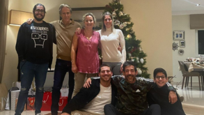 Jorge Jesus mostra com quem passou o natal