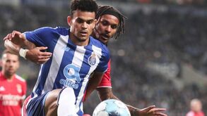 Atualização Transfermarkt coloca Luis Díaz no 'trono' em Portugal
