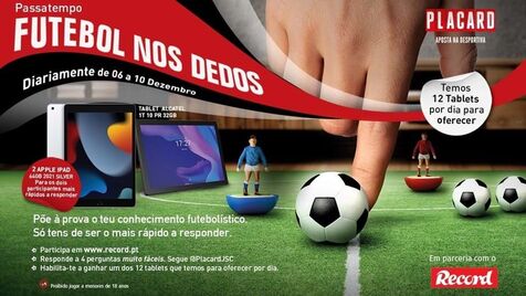 Prova que sabes tudo sobre futebol e podes ganhar um iPad: basta  responderes a quatro perguntas fáceis - Iniciativas - Jornal Record