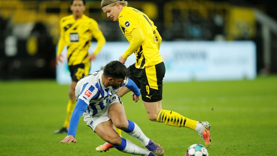 Hertha Berlim-Borussia Dortmund: jogo para fechar o ano civil