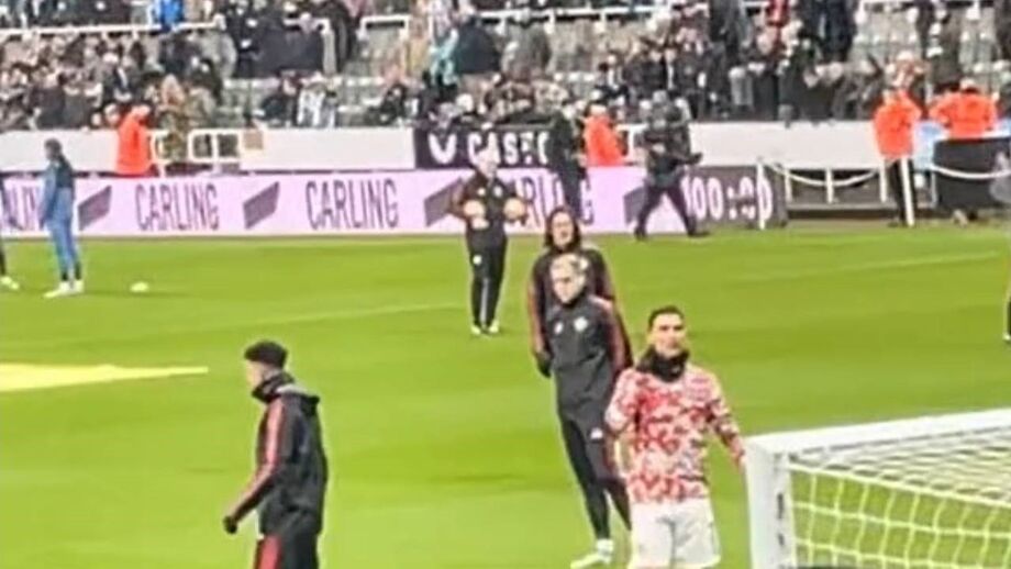 No último jogo do Manchester United na Premier League