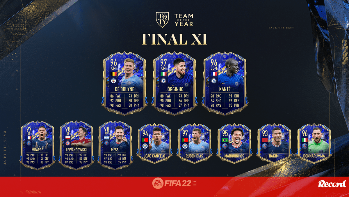 Médio da Team of the Year de FIFA 22 Ultimate Team já estão disponíveis no  jogo - Record Gaming - Jornal Record