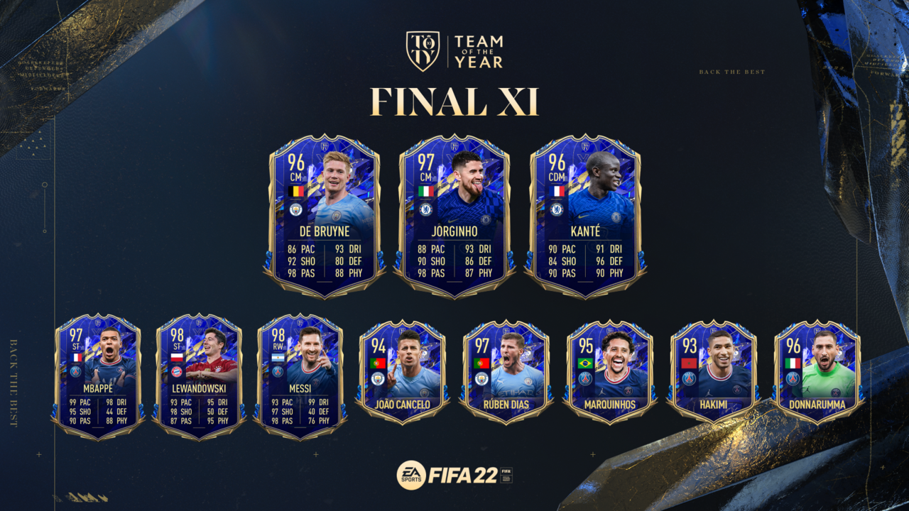 Médio da Team of the Year de FIFA 22 Ultimate Team já estão disponíveis no  jogo - Record Gaming - Jornal Record