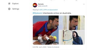 Viagem pelas redes: Djokovic virou 'meme' após novela na Austrália