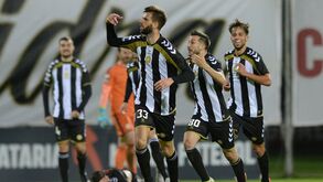 Nacional-Feirense, 2-1: jogo resolvido pelo grande golo de Rui Correia