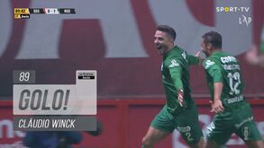 O golo de Winck ao cair do pano que ditou a derrota do Sp. Braga frente ao Marítimo