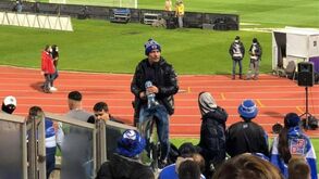 Macaco esteve presente nas bancadas do Jamor