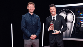 O gesto de Messi para com Lewandowski na gala The Best que dá que falar 