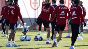 De olhos postos na final da Allianz Cup: as imagens do treino do Benfica