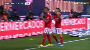 Everton ultrapassou Neto e colocou o Benfica a vencer o Sporting