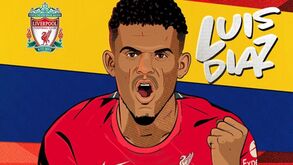 FC Porto anuncia valores da transferência de Luis Díaz para o Liverpool