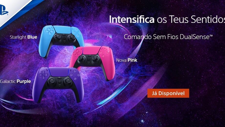 PS5: Novas cores do Comando DualSense chegam às lojas